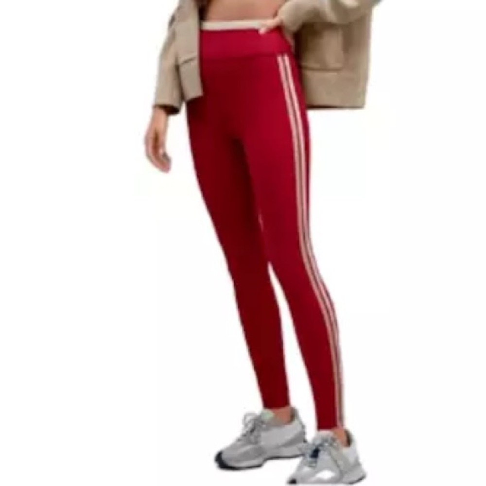 (A11) Johnny Was Calme Endurance High-Waist Legging Red Buttery Soft, Sz S, NWT